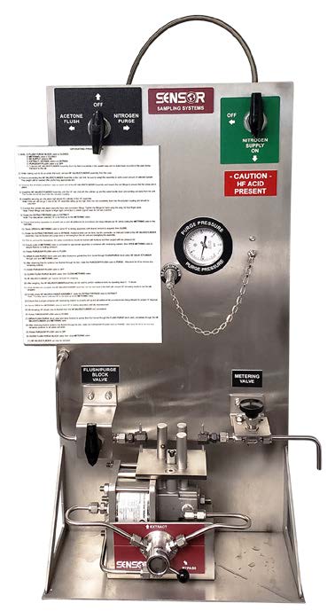 Lab Unloading Hydrofluoric Acid Sampling System